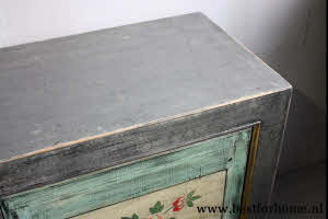 Aziatische Kleurrijke Beschilderde Kast Uniek Chinees Vintage Style Dressoir NO 382 10_20251101200654