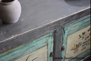 Aziatische Kleurrijke Beschilderde Kast Uniek Chinees Vintage Style Dressoir NO 382 5_20251101200626