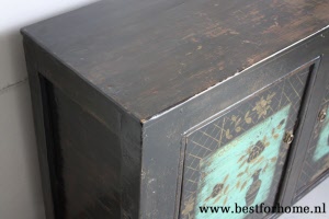 Chinees Origineel Beschilderd Dressoir Vintage Style Kast NO 570 3