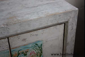 Kleurrijk Origineel Handbeschilderd Kastje Oosters Dressoir Uniek Oud Hout NO 706 10_20251101201258