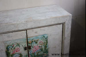 Kleurrijk Origineel Handbeschilderd Kastje Oosters Dressoir Uniek Oud Hout NO 706 5_20251101201228