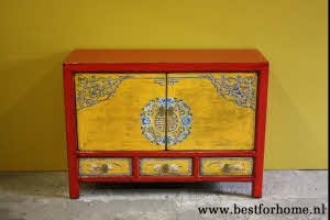 Oosters Dressoir Unieke Kleurrijke Kast Vintage Retro NO 818 3