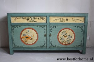 Oosters Vintage Landelijk Dressoir Originele Chinese Kast NO 233 3