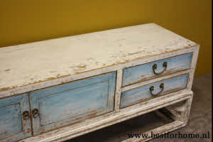 Stoer Uniek Oud Houten Dressoir Retro Landelijk Kast NO 886 8