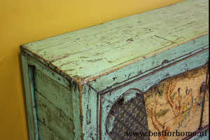 Uniek Kleurrijk 2 Deurs Dressoir Chinese Kast Bohemian Stoer NO 704 9