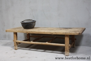 landelijke originele oude houten salontafel china robuuste stoere tafel oud hout no 377 2