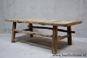 originele landelijke grote houten salontafel china robuuste stoere tafel oud hout no 731 10