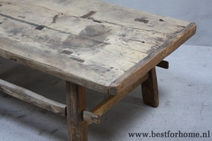 originele landelijke grote houten salontafel china robuuste stoere tafel oud hout no 731 8