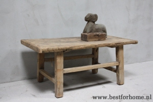robuuste oud houten salontafel originele oude landelijke tafel no 532 3