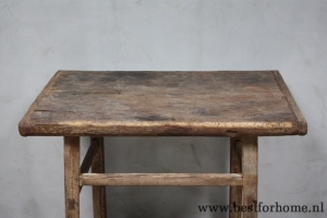 stoere oud houten wandttafel china sobere landelijke originele sidetable no 533 5